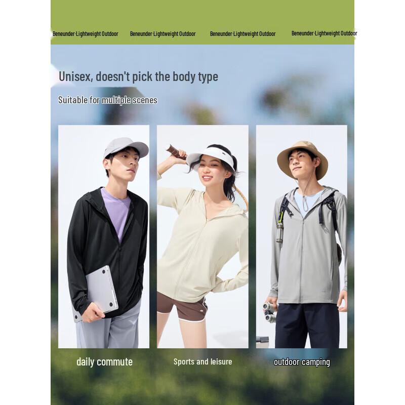 beneunder Unisex Summer UV Protection Jacket AS599