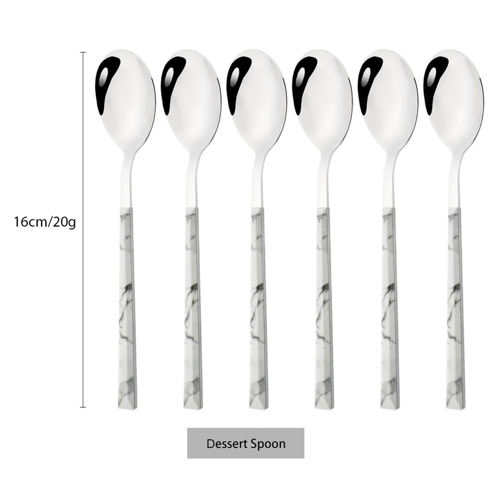 6/24pcs Wooden Handle Cutlery Set Brown Silver Dinnerware Set Stainless Steel Forks Spoons Knife Tableware Kitchen Flatware Set