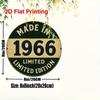 Pc D Flat Vintage  Limited Edition Mental Round Sign  Rustic Wall Decor for Home Office  Country Style