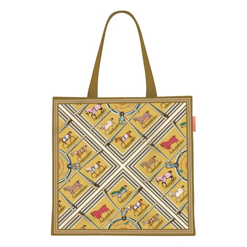 Printed Canvas Bag Women's Hand Bag Large Capacity Student Tutoring Shoulder Bag