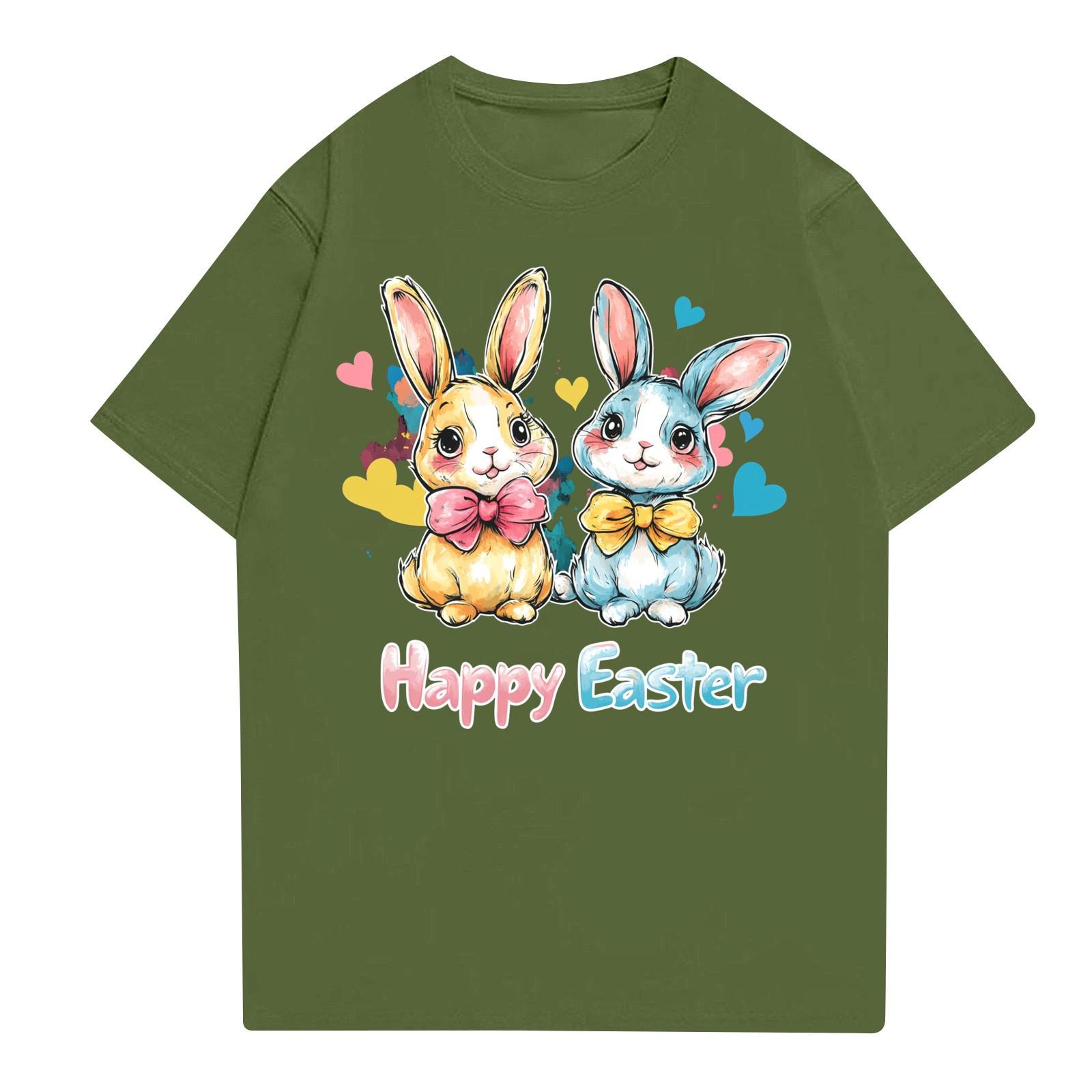 

Женская повседневная футболка с круглым вырезом и короткими рукавами с принтом L армия зеленый