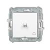 Module Without Frame Bell Usa Karlik Mini Color White/silver