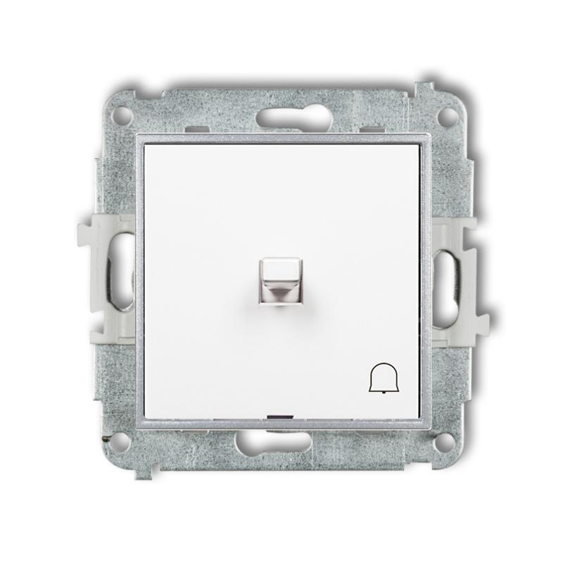 Module Without Frame Bell Usa Karlik Mini Color White/silver