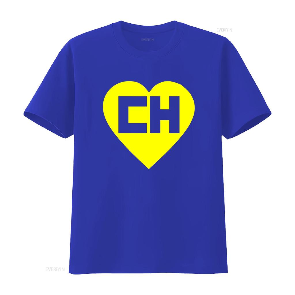 Colorful El Chapulin Colorado Heart Print T Shirt Inspired by La Vecindad Mexico Chavo Tv Series vintage Washed streetwear