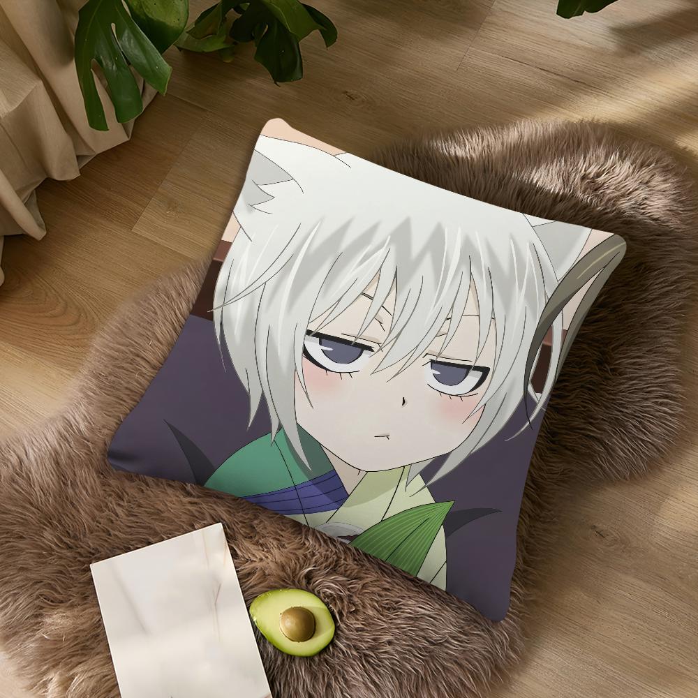 Anime Tomoe Manga Cute K-Kamisama K-Kiss Cushion Cover For Bedroom Car Coffee Shop Soft Living Room Sofa Decorative Pillow Case