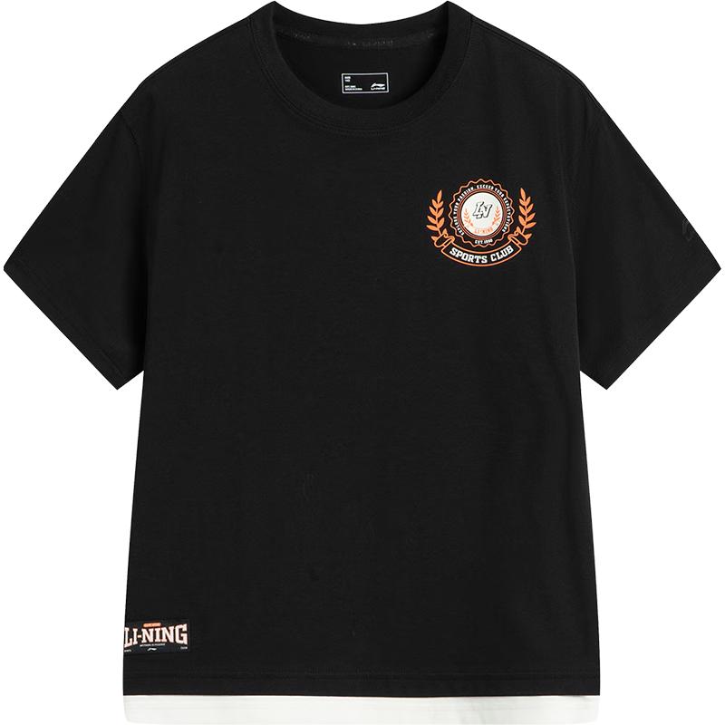 Li-Ning Boys  Short Sleeve Ice-Cooling Moisture-Wicking T-Shirt 160