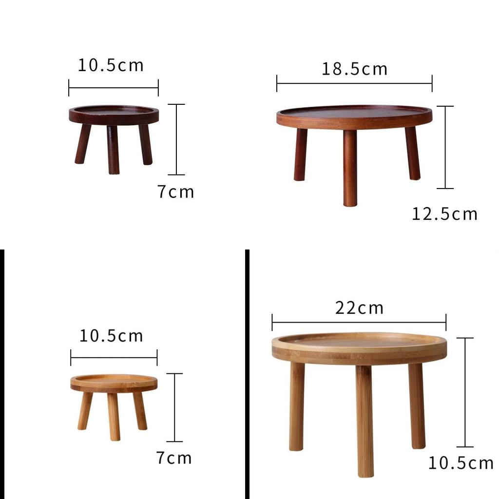 Minimalist Bamboo Plant Stand For Small Plants And Kids Room Decor
