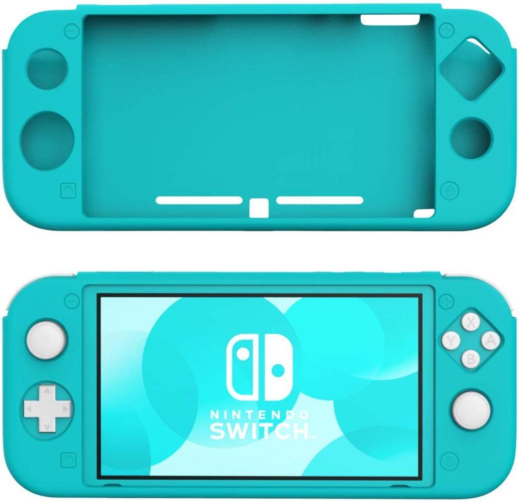 ATiC Switch Lite Silicone Cover for Nintendo Switch Comfortable to the Easy to Attach and Turquoise Case, Lite, Soft, Shockproof, Drop-Resistant,
