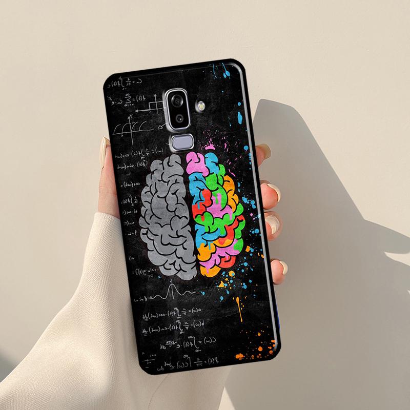 Brain Art Cover For Samsung Galaxy J4 J6 Plus 2018 A6 A7 A8 A9 J8 J1 2016 A3 A5 J3 J7 J5 2017 Case