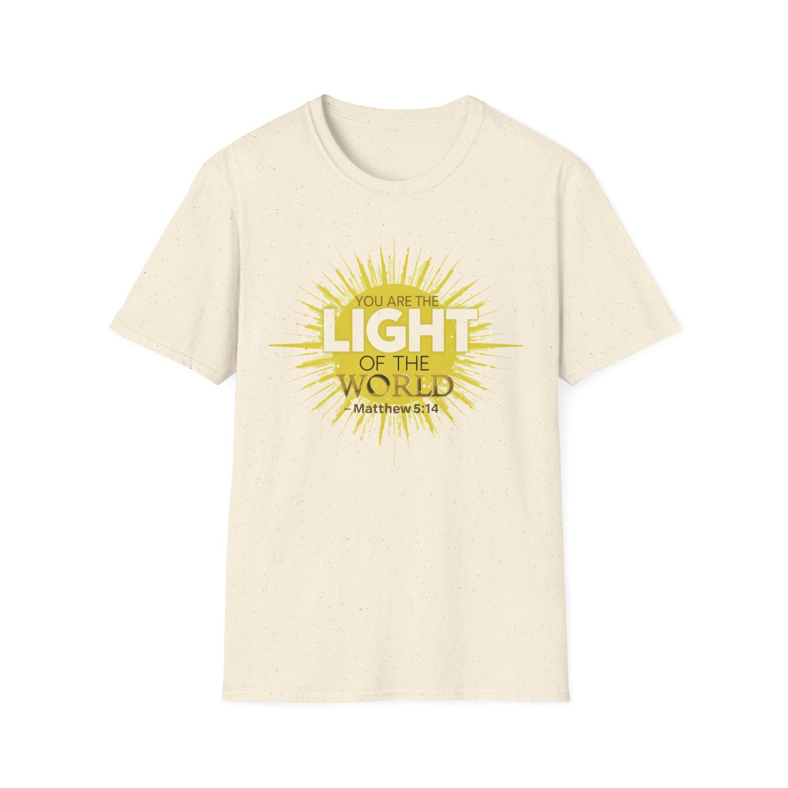 You Are the Light of the World T-Shirt | Matthew 5:14 Christian Scripture S