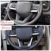 ABS Car Steering Wheel Button Decorative Sequ Cover Trim Accessories Interior For Toyota Land Cruiser 300 LC300  - 2025