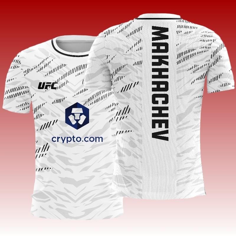 

Men s New 2025 Summer UFC Round Neck Short Sleeve T-Shirt MMA Match Comfortable Breathable Short-Sleeved Top For Casual Wear S