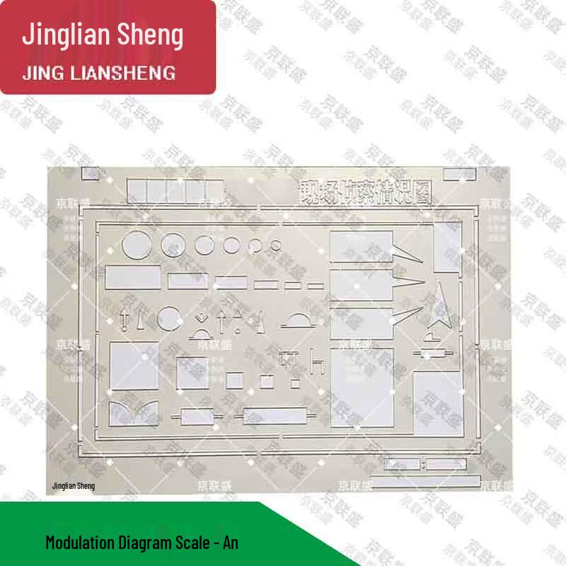 Military Map Plotting and Drafting Ruler