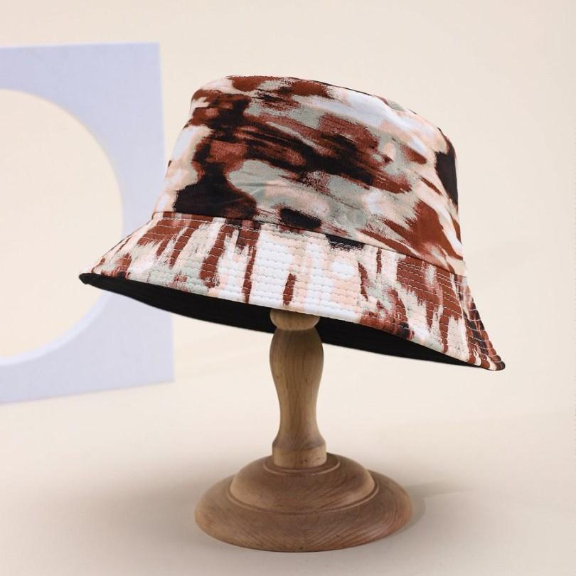 Ethnic Style Hat Sun Hat Bucket Hat Summer Double-Sided Outdoor Ultraviolet Sun Hat