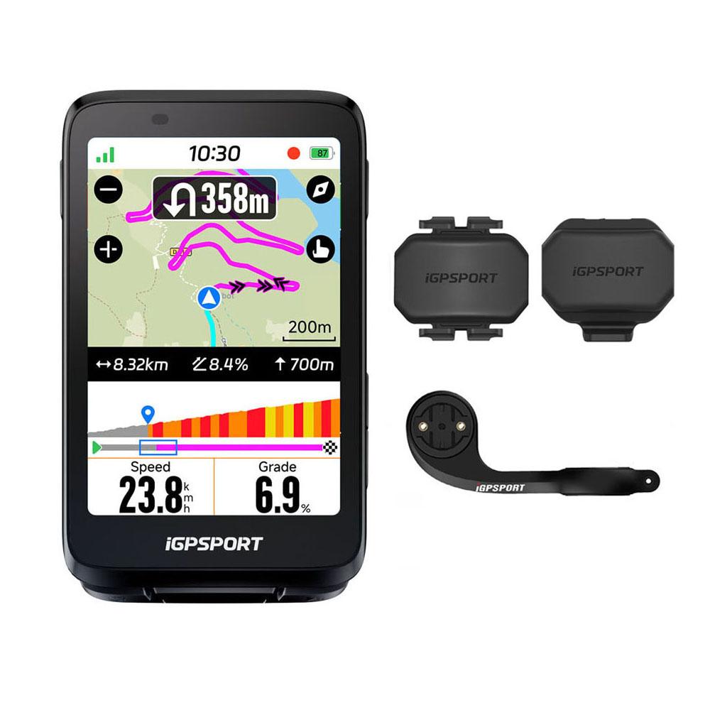 iGPSPORT BiNavi Touch-screen GPS Bike Computer Comprehensive Bike Navigator 35-Hour Battery Life Bicycle Accessories