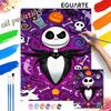 Jack Skellington Oil Paint by Numbers Painting Kit Handmade Diy Home Decoration Gift