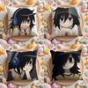 Anime T-Tomoko K-Kuroki Cushion Cover Home & Car Multi-Scene Pillow Cover - Reversible, Soft & Durable for Daily Use