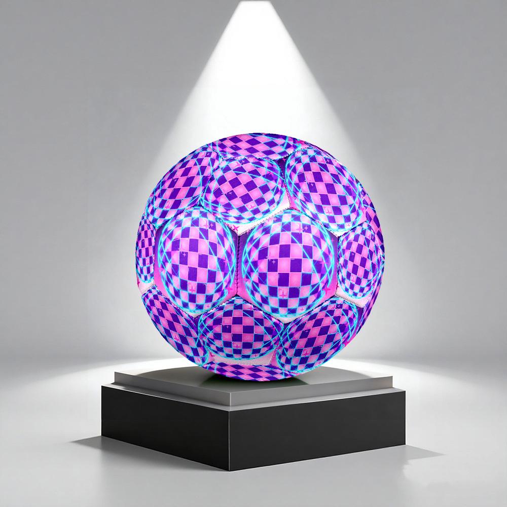 1 ud. Ambiente de Bola de Discoteca Tamaño 5 Balón de Fútbol Partido Profesional Entrenamiento Fútbol Balón para Deportes de Interior y Exterior Ligero Duradero c6532