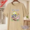Snorks Cartoon Character Print T Shirt Vintage 80s Classic Anime Graphic Tee Casual Cotton Tops for Unisex Women Summer Streetwear