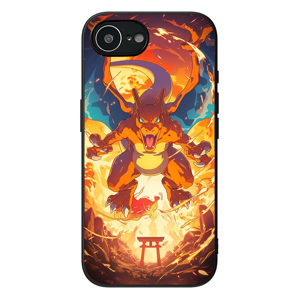 Charmander P-Pikachus Bulbasaur P-Pokemons for Apple iPhone 12 13 Mini XS 11 Pro Max 7 8 Plus XR SE 2022 SE3 + 8+ Phone Case