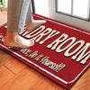 1PC red laundry kitchen bedroom carpet mat doormat absorbent carpet, home decoration strip carpet mat