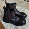 Fashion 2025 Spring Autumn Fashion Boots Leather Comfortable Cool Girl Low Heel Boots New Style Outside Commuting Soft Women's Boots