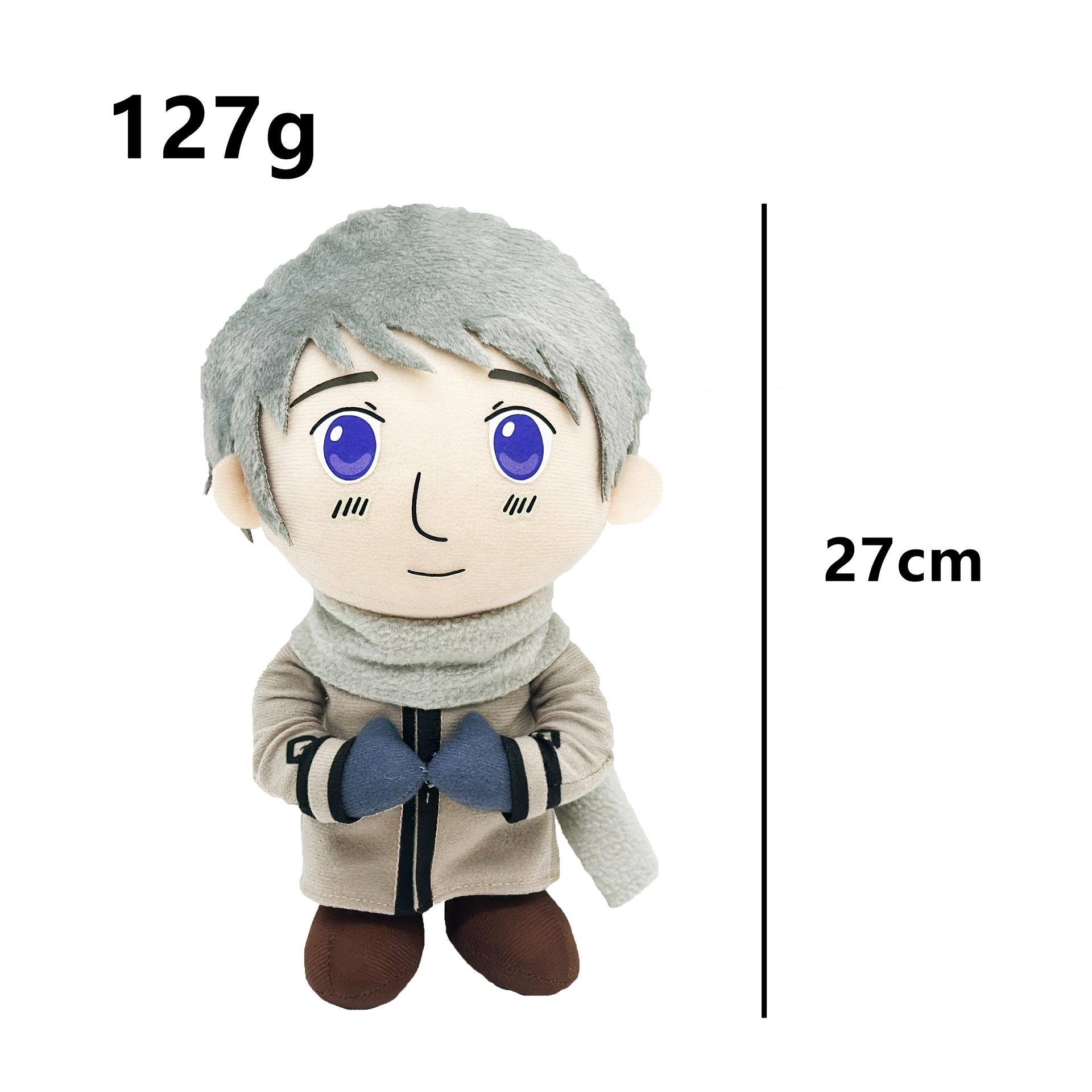 

Hetalia Axis Powers Worlds Stars Plush Toy Arthur Kirkland Ivan Braginsky Alfred F. Jones Stuffed Doll Soft Gifts for Fans Xmas