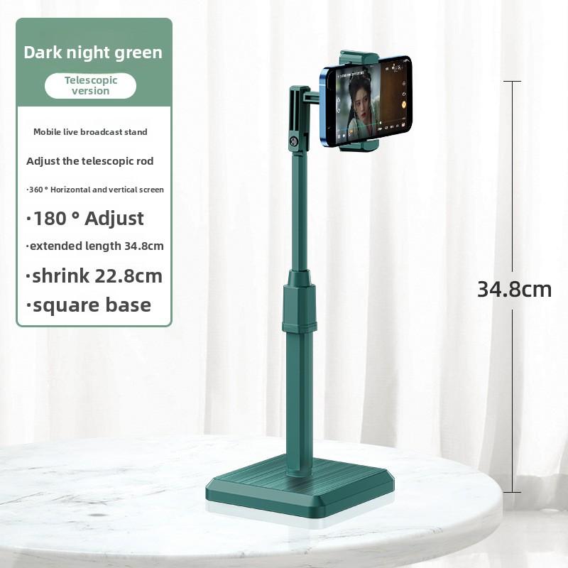 Mobile Phone Stand Holder, Desktop Live Streaming Bracket, Floor-standing, Lazy Person's Computer, Invisible Selfie