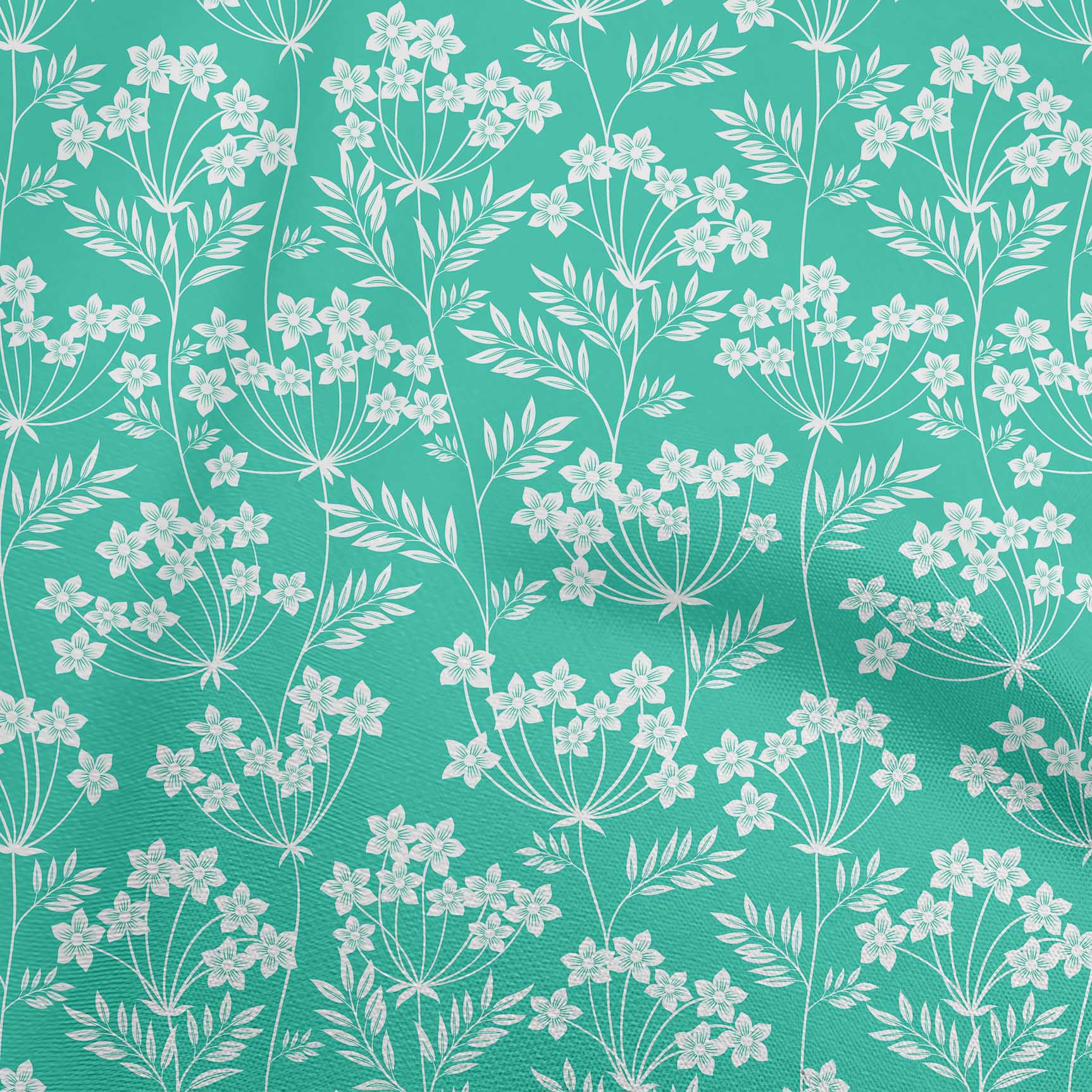 

oneOone Cotton Flex Dark Peach Fabric Floral Silhouette Diy Clothing Quilting Fabric Print Fabric By Yard 40 Inch 42 Inch Wide - Viscose Chiffon кольору морської хвилі