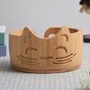 Cats Shape Yarn Bowl Round Knitting Bowl Practical Wool Holder Large Yarn Storage Crochet Bowl for Knitting Crocheting