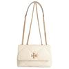 Kira Metal Logo Napa Leather Crossbody Shoulder Bag Small Women Bags Warm-White 154706-101