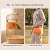 1 Pezzo Zaino Piccolo per Animali Domestici Borsa Trasportino Criceto Cilindro Portatile Borsa a Tracolla Scoiattolo Volante Viaggio Rete Traspirante Tasca Articoli per Animali Domestici