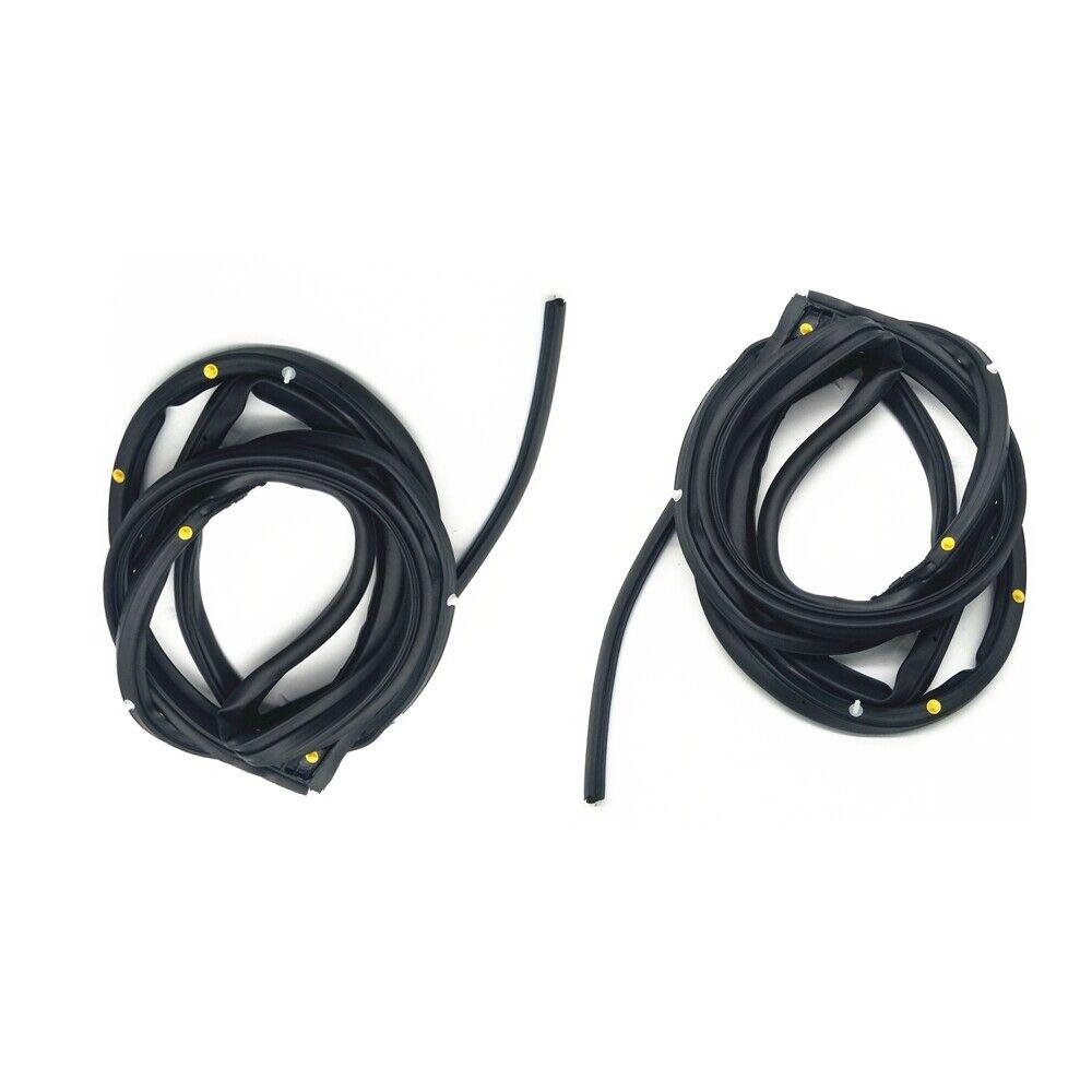 New LH & RH Front Door Molding Seal Weatherstrip for 2006-2011 Honda Civic Sedan