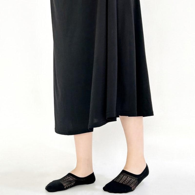 YELLOWSOCKS FAKE SOCKS PUNCHING MONO BLACK M