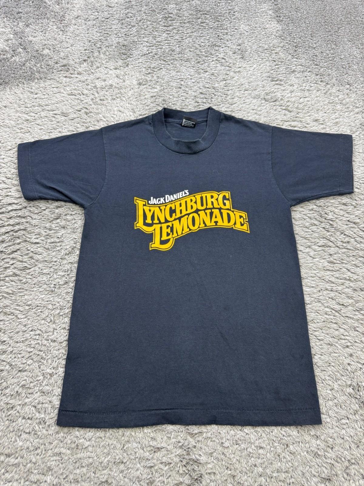 Jack Daniels Shirt Adult Medium Lynchburg Lemonade Promo Single Stitch Vtg USA Unisex T-Shirt XXXXL