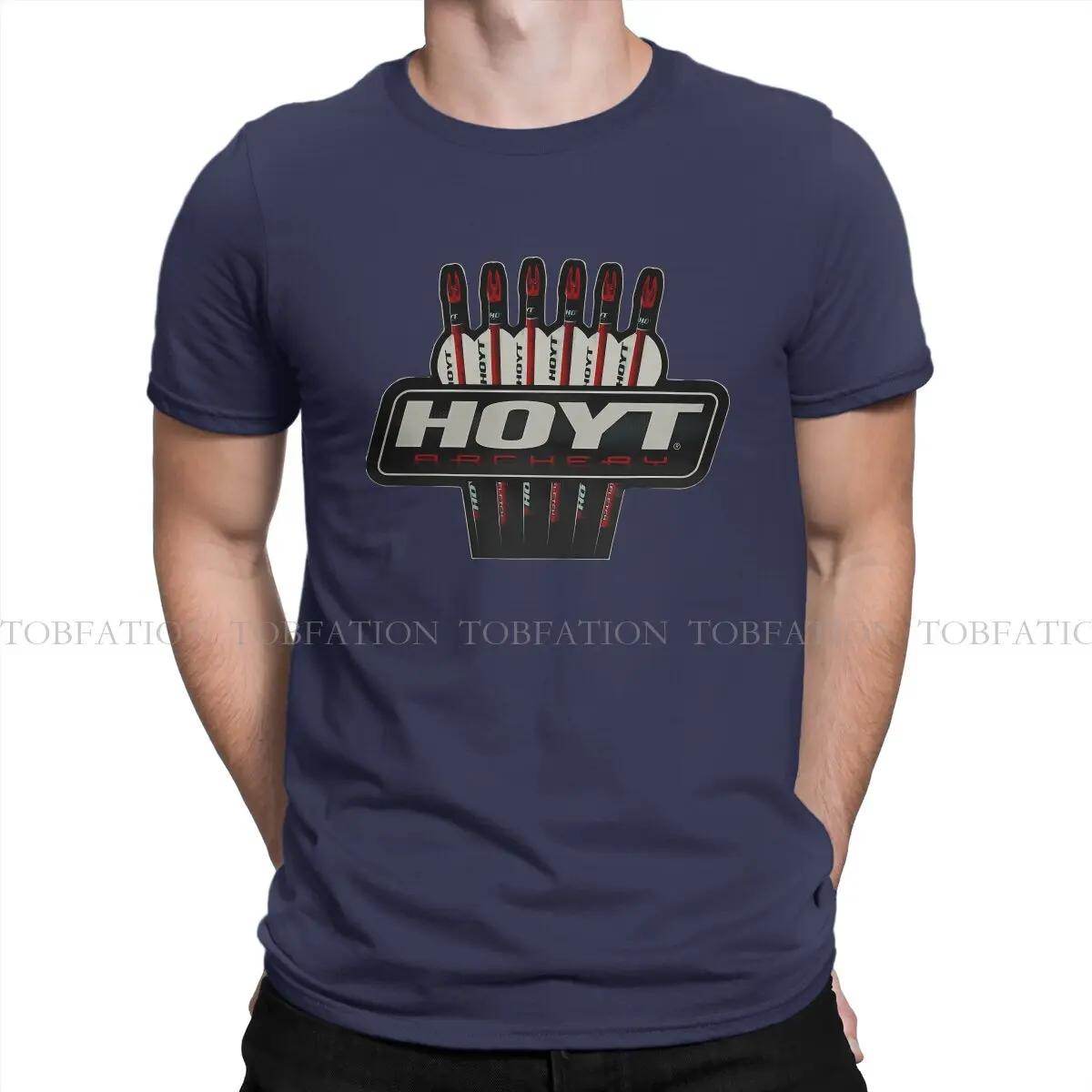 

Hoyt Round Collar TShirt Archery Sports Pure Cotton Basic T Shirt Mans Clothes Individuality Hot Sale 4XL
