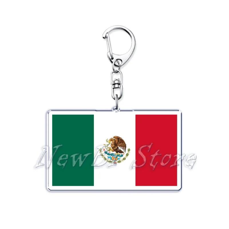 Country Flags Key Chain Keychains Ring for Accessories Bag Pendant American Britain Korean Korean Keyring Jewelry Fans Gifts