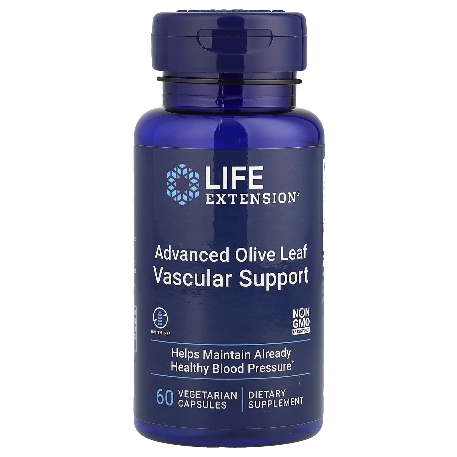 

Advanced Olive Leaf Vascular Support, 60 Veggie Capsules