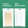 100Pcs Thick Pearlized BOPP Sealed Bags White Semi-Transparent Self-Sealing Pouches for Fishing Tackle Phone Accessories Jewelry Packaging