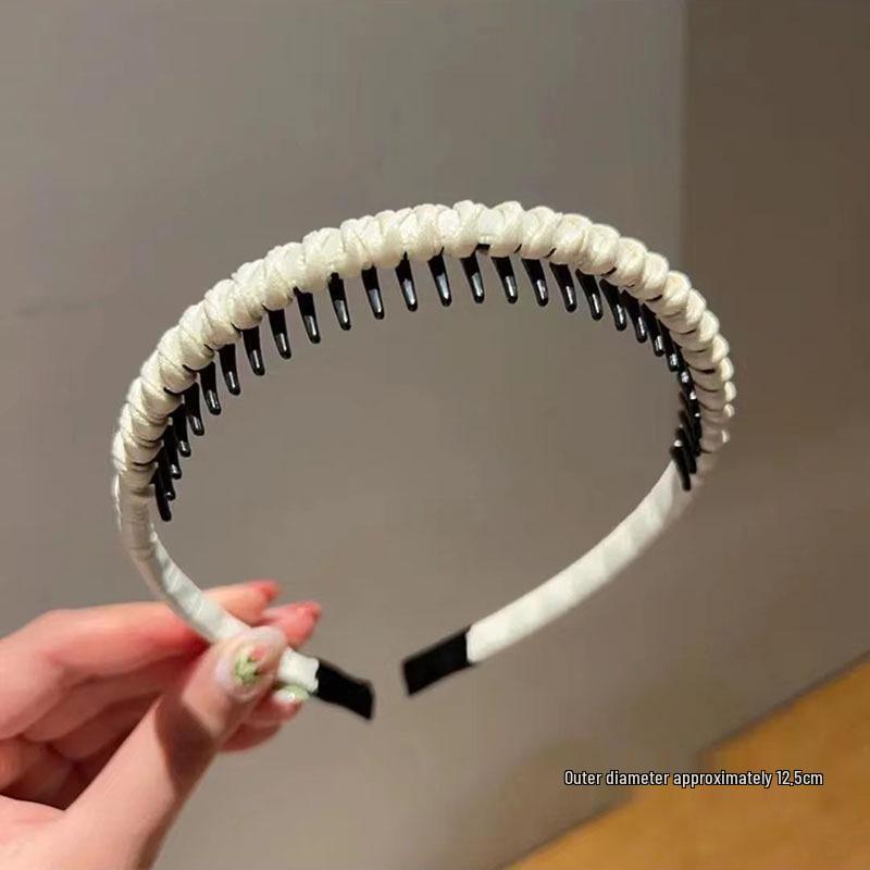 2023 Women's Non-Slip Hairband with Teeth - Ideal for Face Washing and Taming Small Hairs, Traceless Design