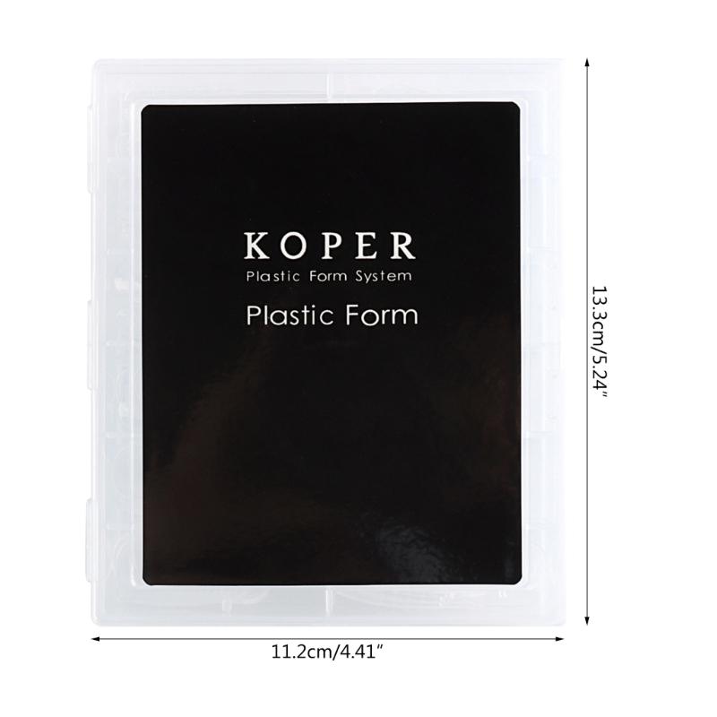 Poly-Extension Gel Dual Nail Form Builder Nail Gel Nail Molds Oval False Nail Tips for Gel Manicure Nail Art Designs