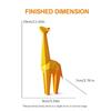 ORIGAMIPLANET Giraffe 3D Origami Paper Craft Creative Handmade Paper Art for 3D Paper Sculpture Home Unique DIY Animal Model Paper Craft Gift for
