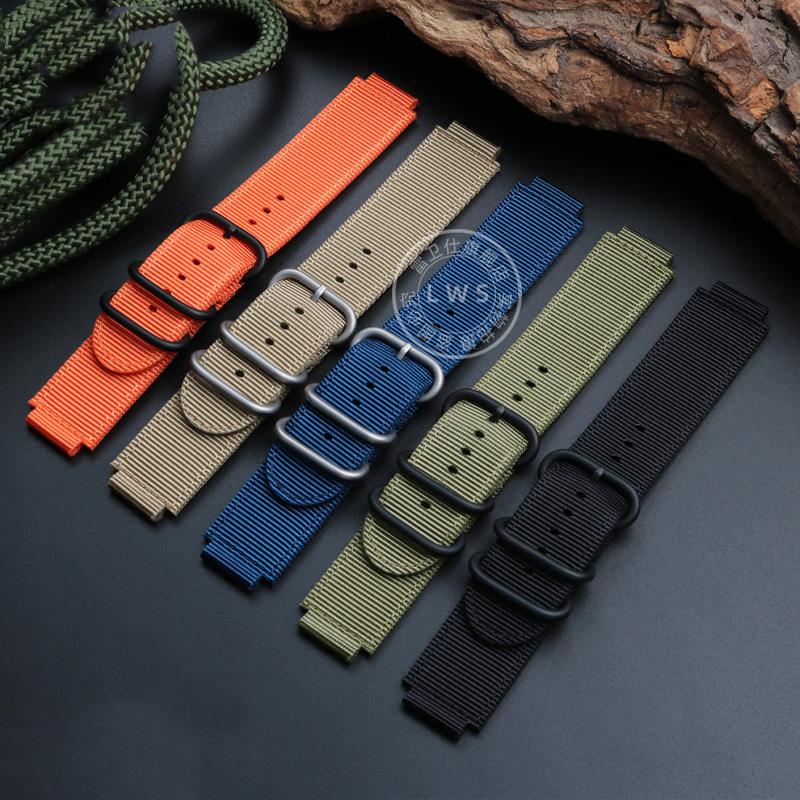 DW-H5600 Modified Waterproof Nylon Canvas Watch Strap Substitute G-SHOCK Casio Small Block DW-H5600 For Men Watch Strap 16mm
