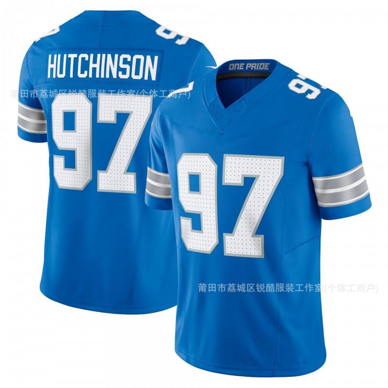 Detroit Lions NFL Football Jersey Mens Embroidered Mesh Short Sleeve Team Apparel Fans Game Day Wear