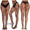 Women Halloween Parties Fishnet Pantyhose Stockings Gothic Vintage Snake Skull Spiderweb Patterned Mesh Tights Clubwear