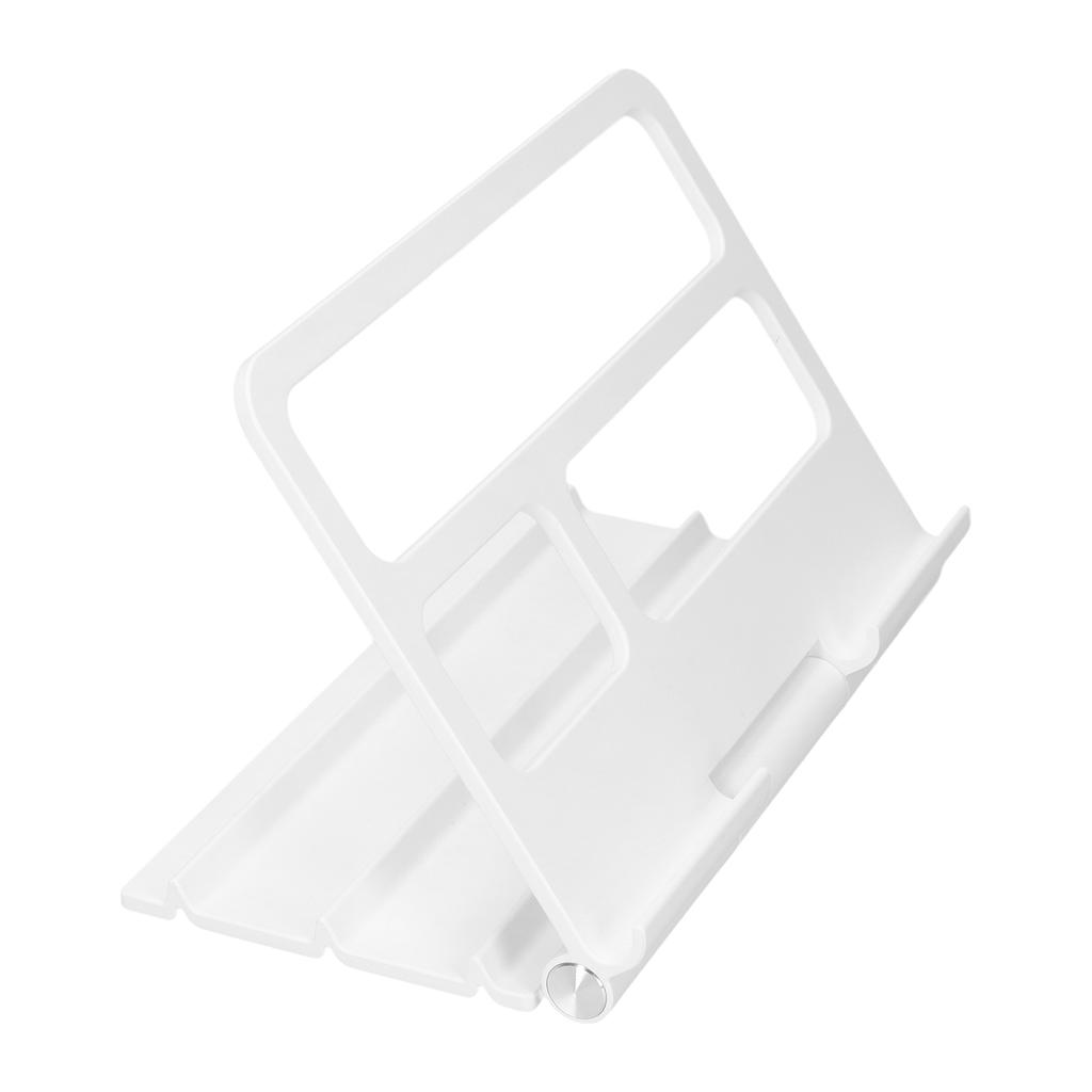 Tablet Ständer Tragbar Mehrwinkel Verstellbar Desktop Tablet Halter für IOS für Huawei Tablet Weiß
