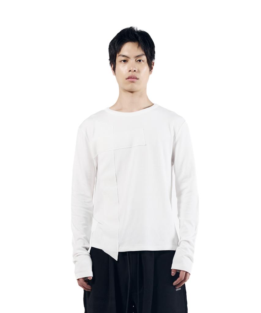 AAKAM Cross Patch Long Sleeve (White)