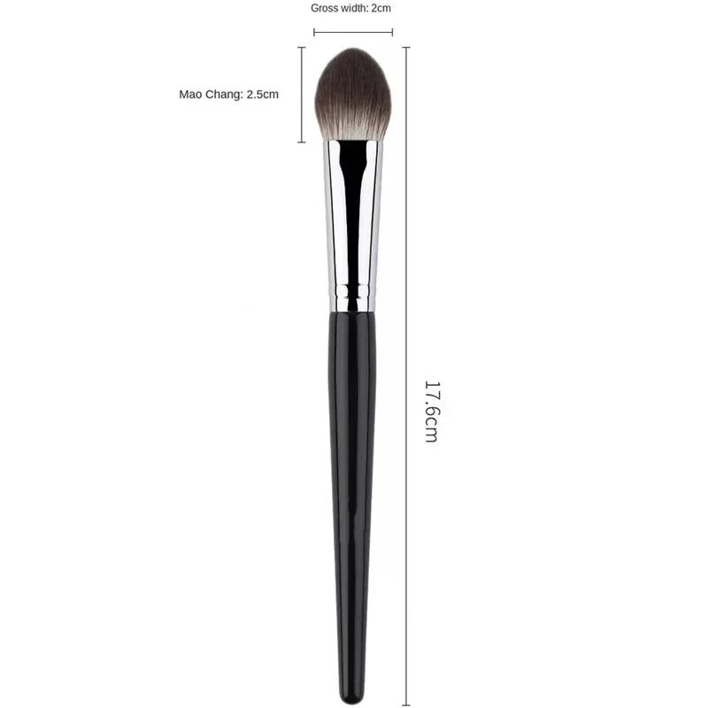 Peach Heart Blusher Brush Powder Blush Cream Liquid Blush Makeup Brushes Flat Small Precise Blush Brush Makeup Tools