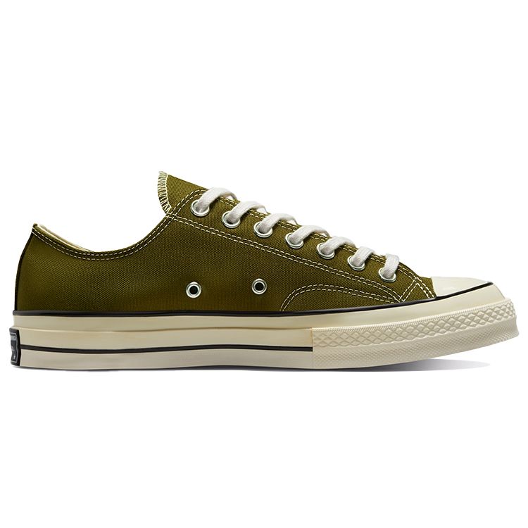 Converse Chuck 70 Low Dark Moss Unisex Sneakers Green Egret Black 171568C