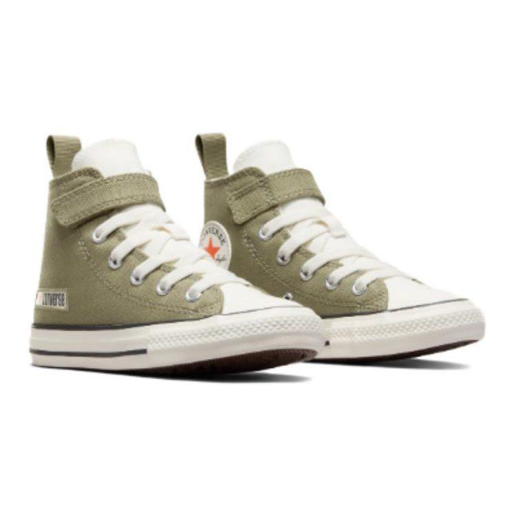 Converse Chuck Taylor All Star Round Tip Cushioning, Wear Resistant High top Kids Canvas Shoes Green A06368C